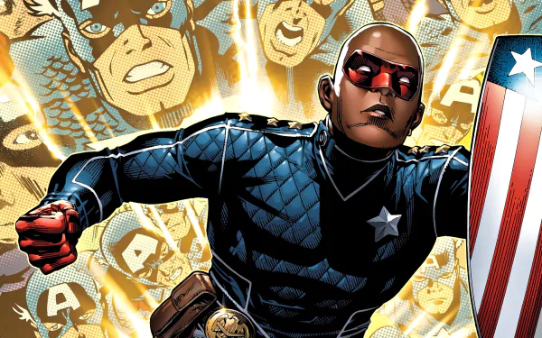 Captain America Patriot (Marvel Comics) Comic Young Avengers HD Desktop Wallpaper | Background Image