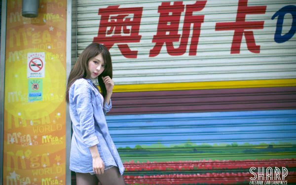 shirt asian Taiwan Taiwanese Julie Chang woman Zhang Qi Jun HD Desktop Wallpaper | Background Image