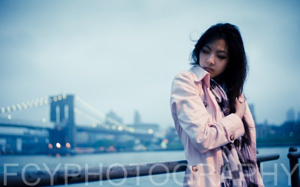 Women Asian Taiwanese Taipei Taiwan Bridge Bokeh HD Wallpaper | Background Image