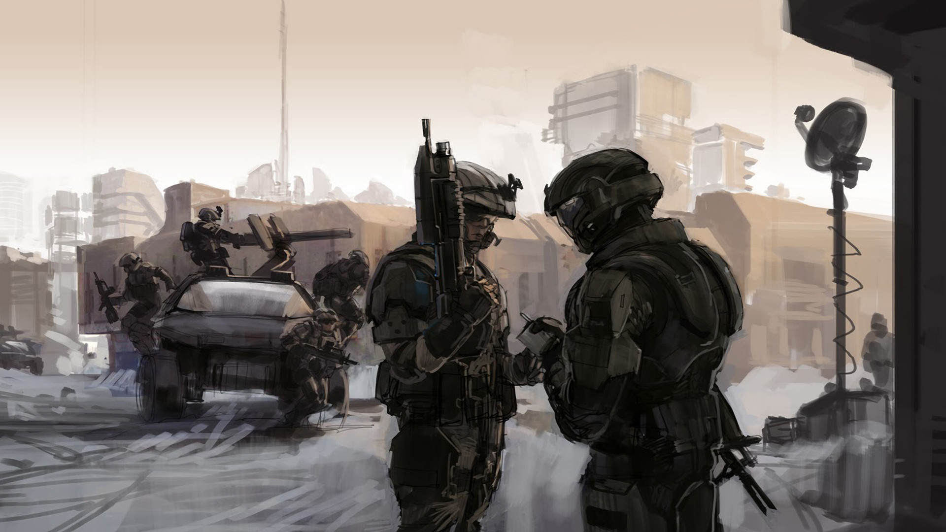 unsc marines wallpaper