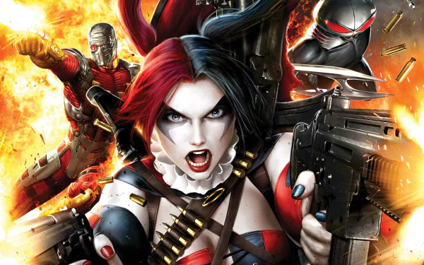 Comic Harley Quinn HD Desktop Wallpaper | Background Image