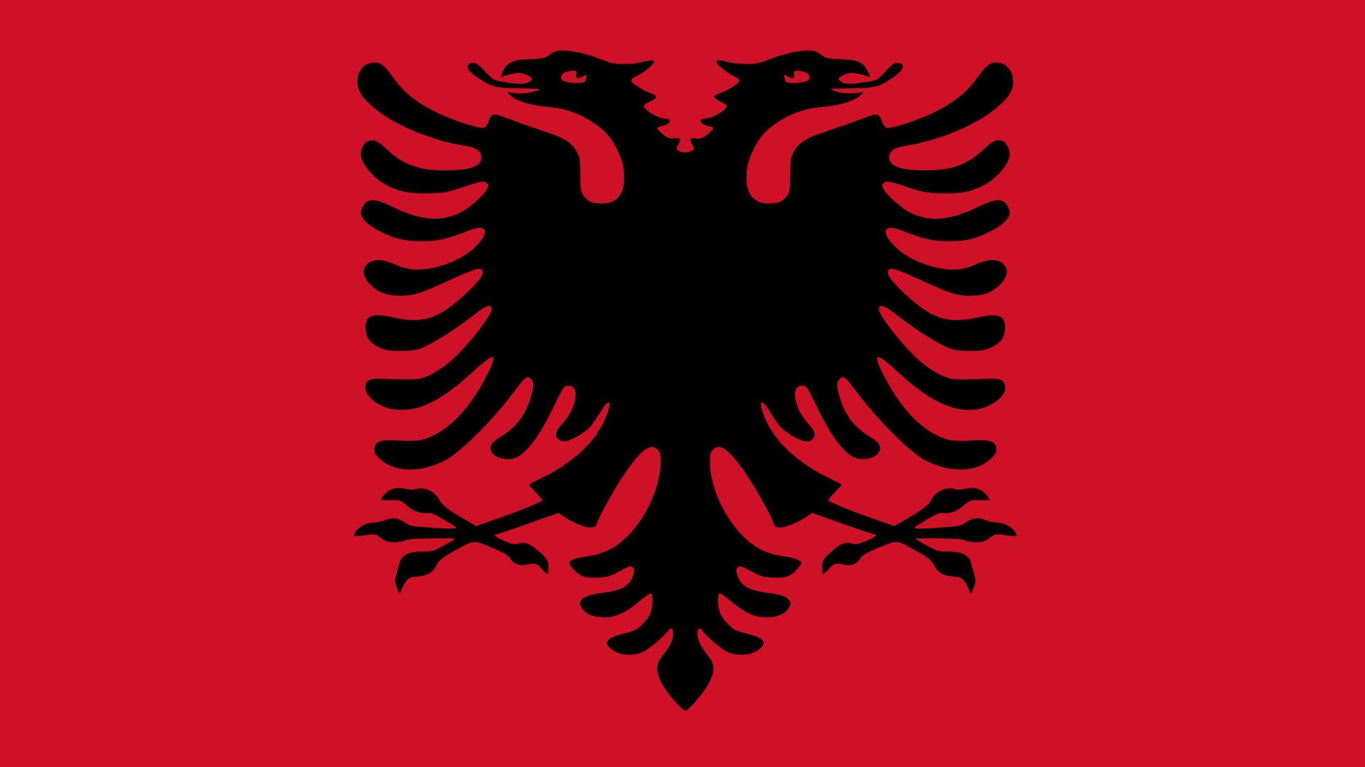 Simbolo Da Bandeira Da Albania