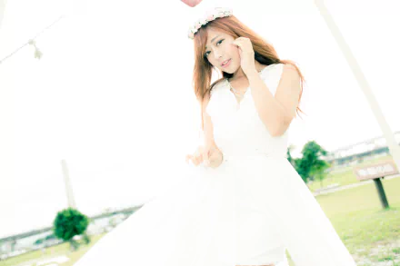 dress Taiwanese asian model woman Xiao Xi HD Desktop Wallpaper | Background Image