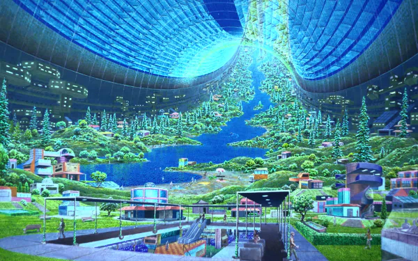 video game Space Colony HD Desktop Wallpaper | Background Image