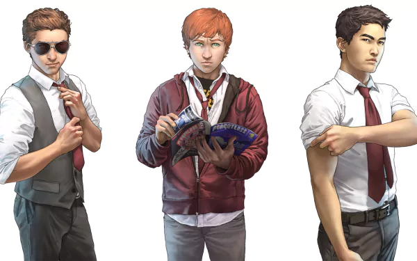 Comic morning glory HD Desktop Wallpaper | Background Image