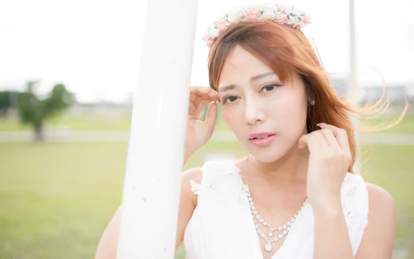 Taiwanese face asian woman Xiao Xi HD Desktop Wallpaper | Background Image