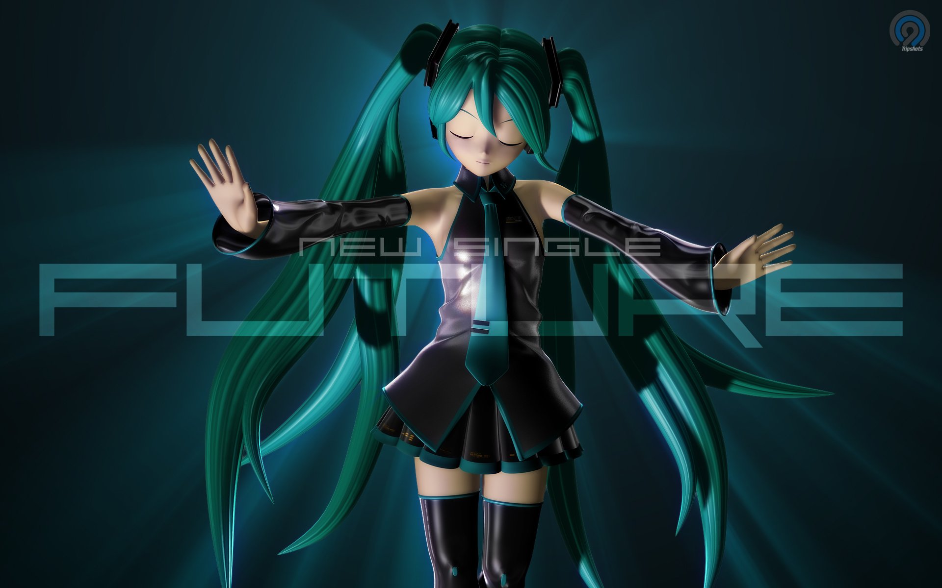 Download Hatsune Miku Anime Vocaloid HD Wallpaper