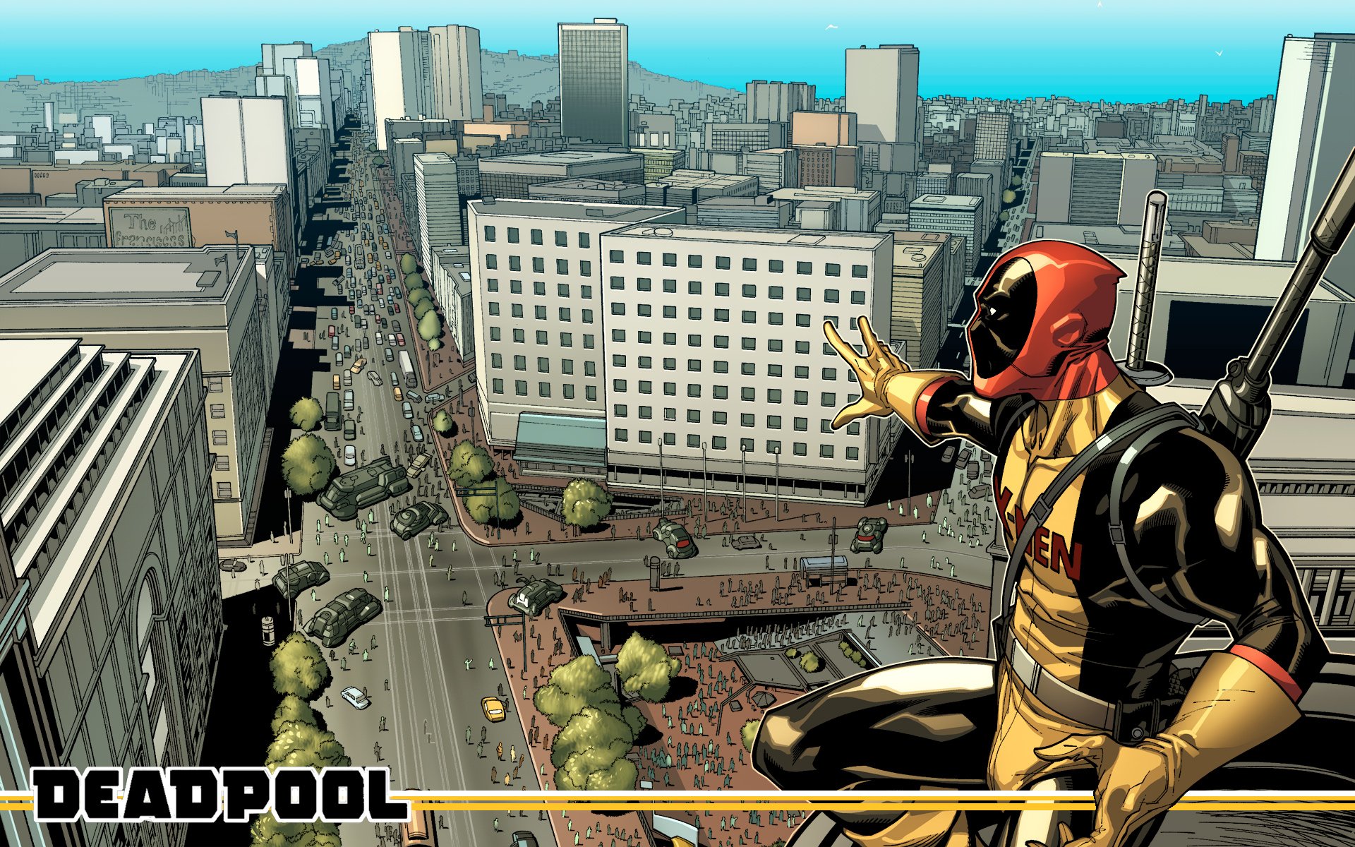 Download Comic Deadpool HD Wallpaper