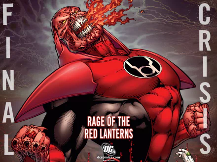 Comic Red Lantern HD Desktop Wallpaper | Background Image