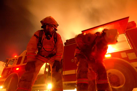 man firefighter HD Desktop Wallpaper | Background Image