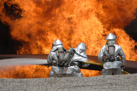 man firefighter HD Desktop Wallpaper | Background Image
