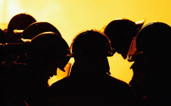 man firefighter HD Desktop Wallpaper | Background Image