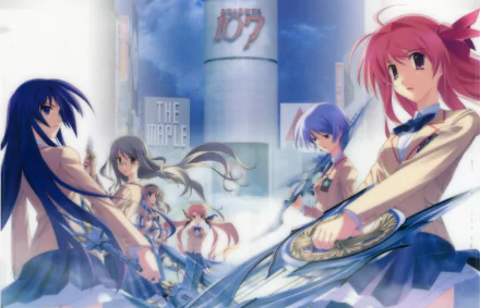 Ayase Kishimoto Rimi Sakihata Orihara Kozue Nanami Nishijou Yua Kusunoki Aoi Sena Anime Chaos;Head HD Desktop Wallpaper | Background Image