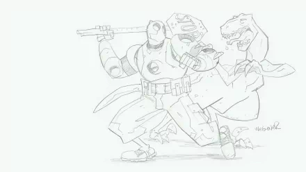 Comic Atomic Robo HD Desktop Wallpaper | Background Image