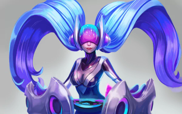 helmet DJ Sona Sona (League Of Legends) video game League Of Legends HD Desktop Wallpaper | Background Image
