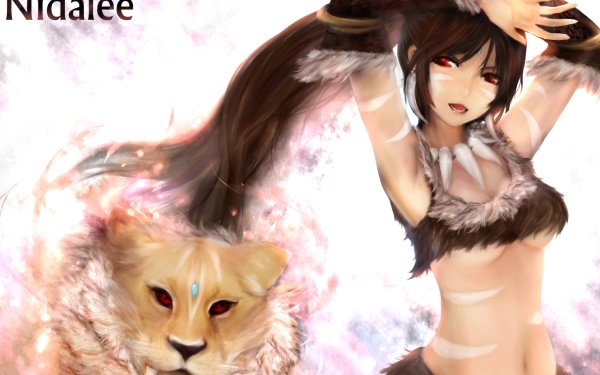 Video Game League Of Legends Nidalee Cougar HD Wallpaper | Background Image