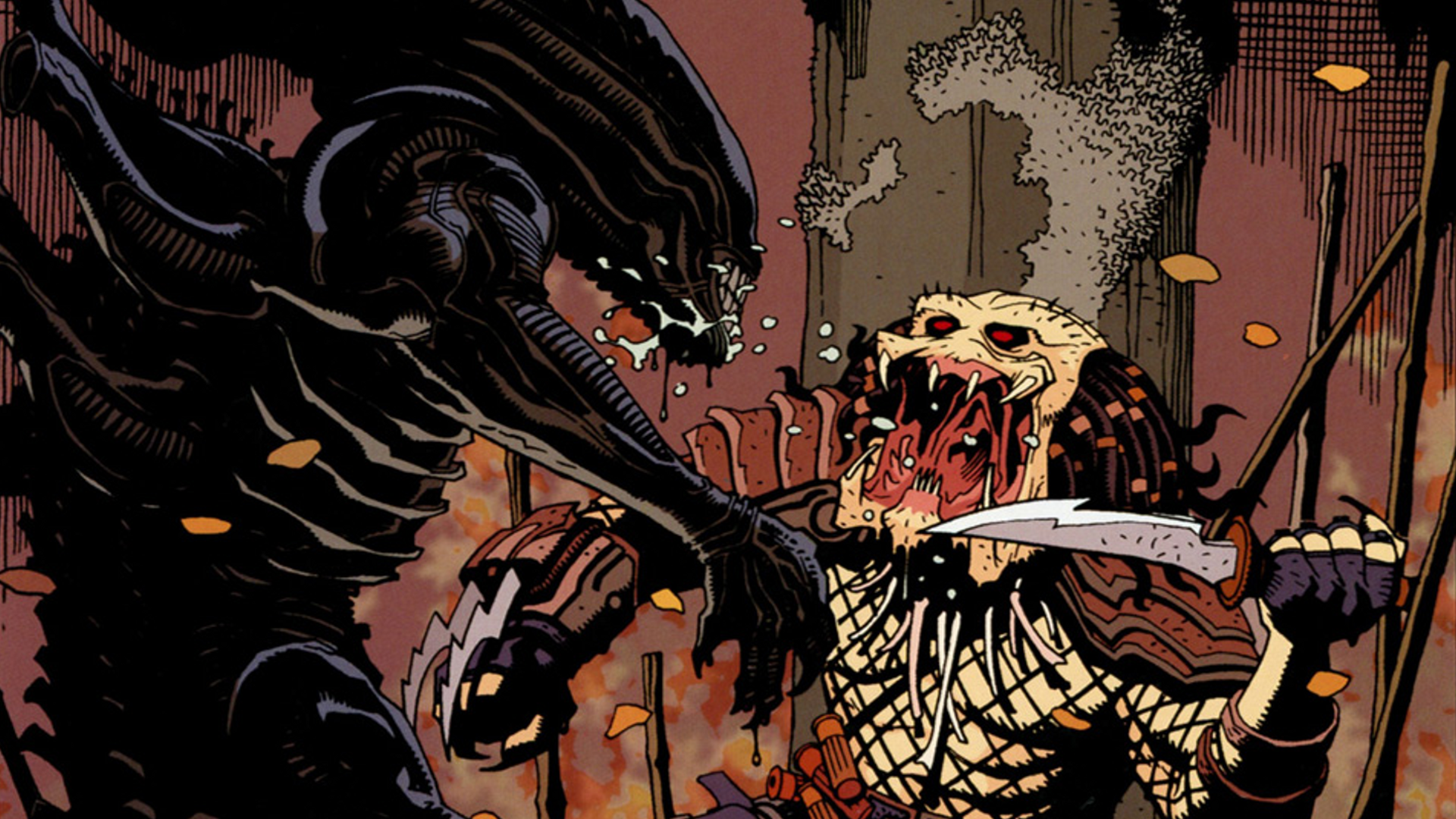 Comics Aliens Vs. Predator: Three World War HD Wallpaper