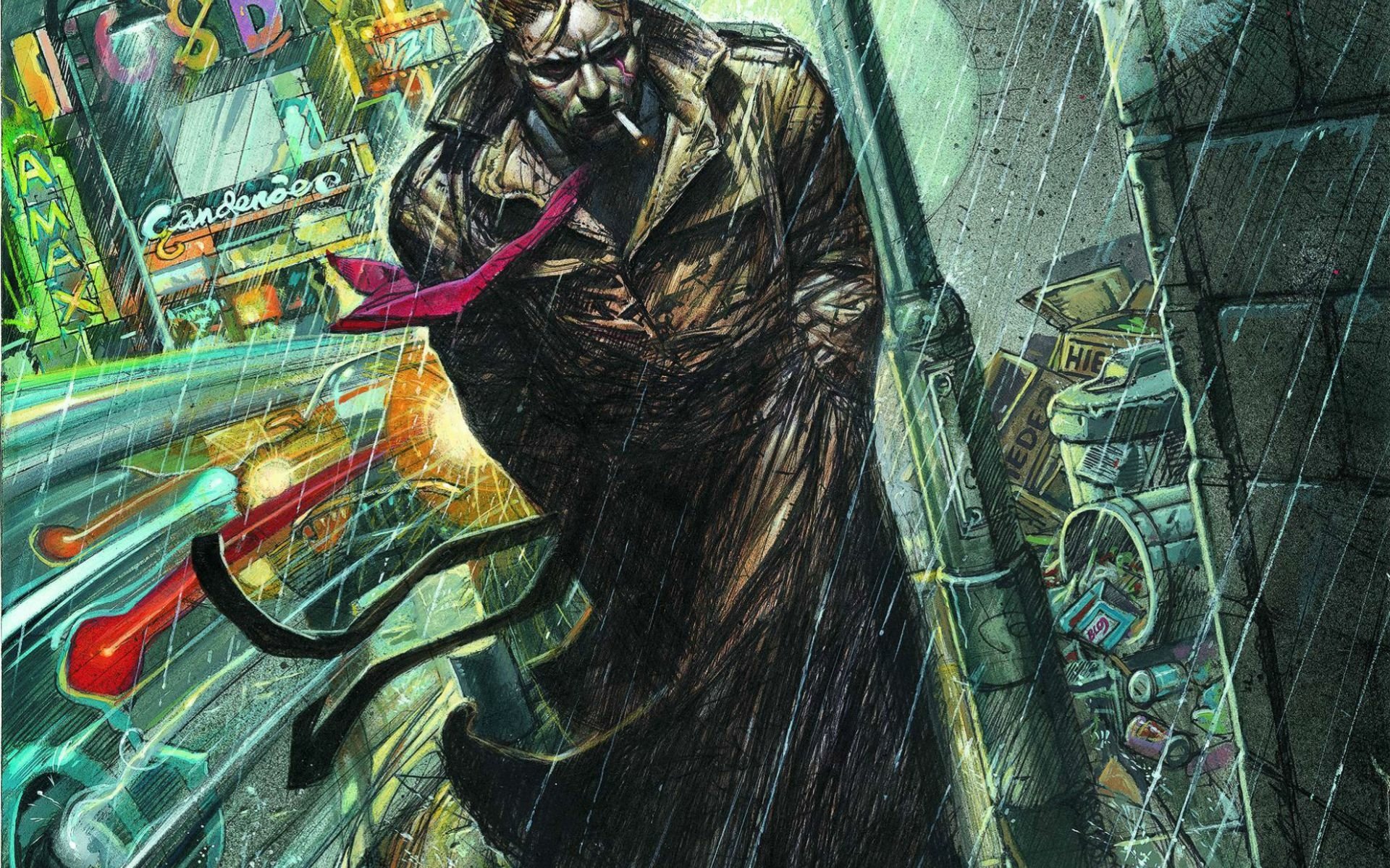 Download Comic Hellblazer HD Wallpaper