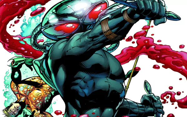 Black Manta Comic Aquaman HD Desktop Wallpaper | Background Image