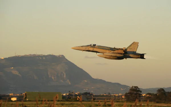 military McDonnell Douglas CF-18 Hornet HD Desktop Wallpaper | Background Image