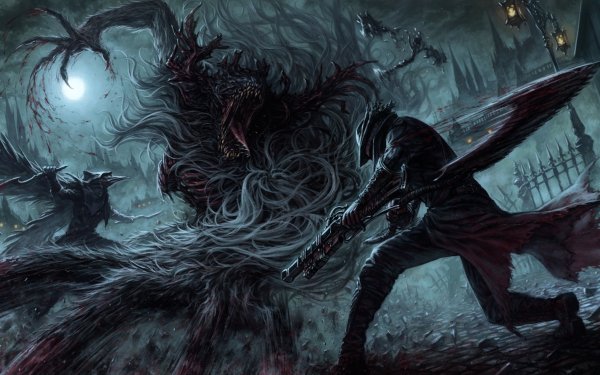 Jeux Vidéo Bloodborne Monstre Beast Arme Sombre Fantaisie Gothique Fond d'écran HD | Image