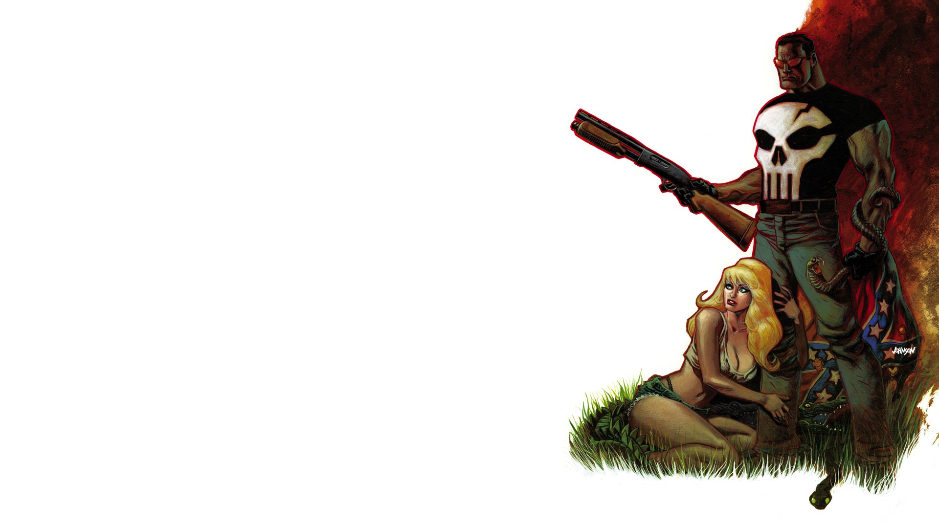 Download Comic Punisher HD Wallpaper