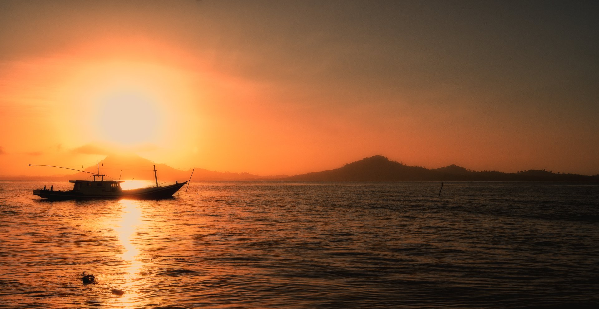 Download Sea Indonesia Photography Sunset HD Wallpaper