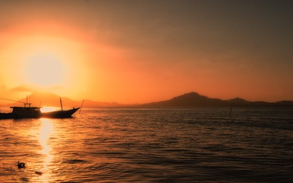 Photography Sunset Indonesia Sea HD Wallpaper | Background Image