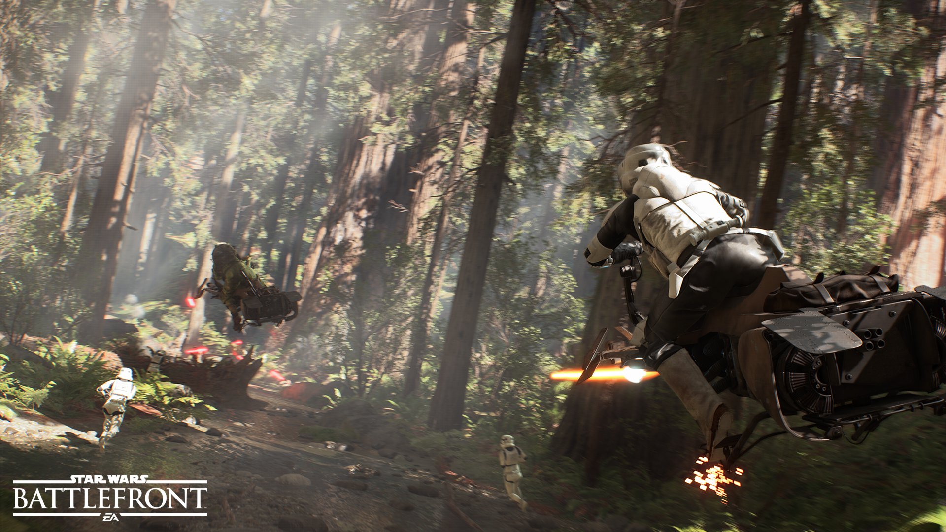 Download Star Wars Star Wars Battlefront (2015) Video Game Speeder Bike HD Wallpaper
