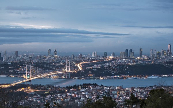 Man Made Istanbul Cities Turkey Bosphorus HD Wallpaper | Background Image