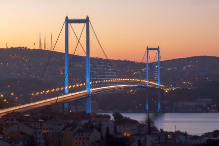 man made Bosphorus Bridge HD Desktop Wallpaper | Background Image