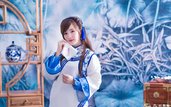 Taiwanese asian model woman Yu Chen Zheng HD Desktop Wallpaper | Background Image