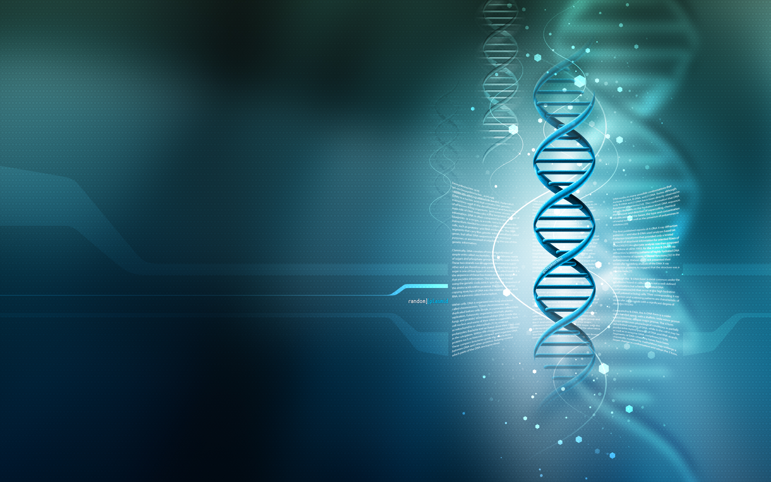 DNA Structure HD Wallpaper