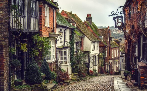 Man Made Street England Sussex House HD Wallpaper | Background Image