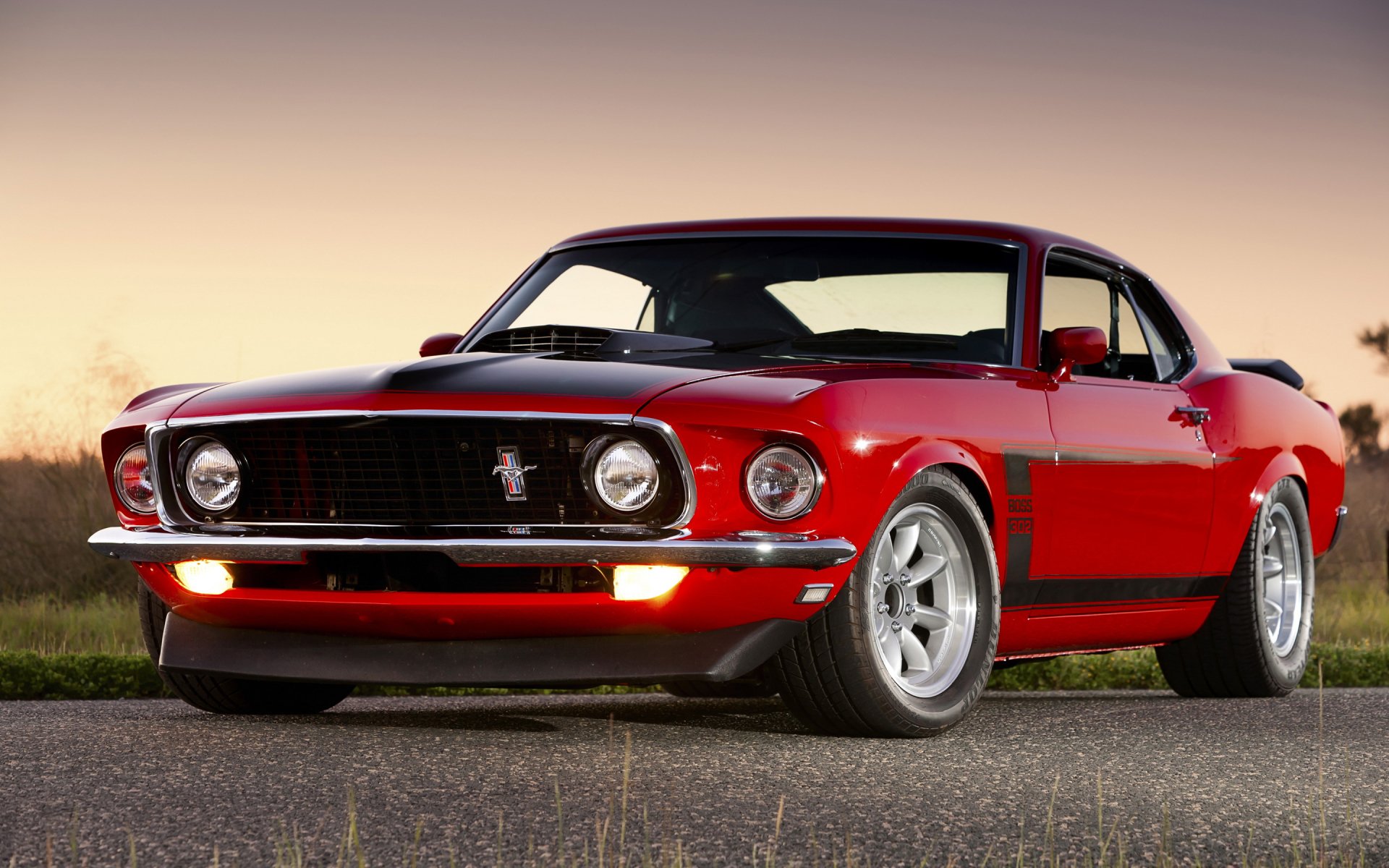 Ford Mustang Boss 302 HD Wallpaper: Iconic Muscle Car