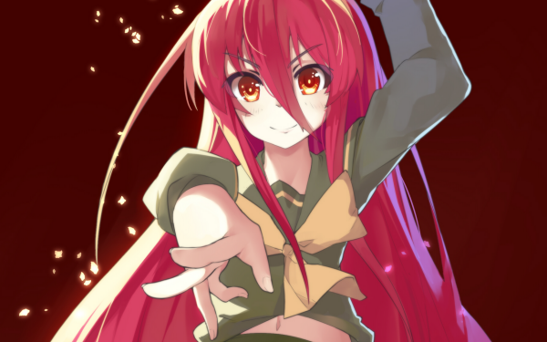 Anime Shakugan No Shana Shana Long Hair Red Hair Red Eyes HD Wallpaper | Background Image