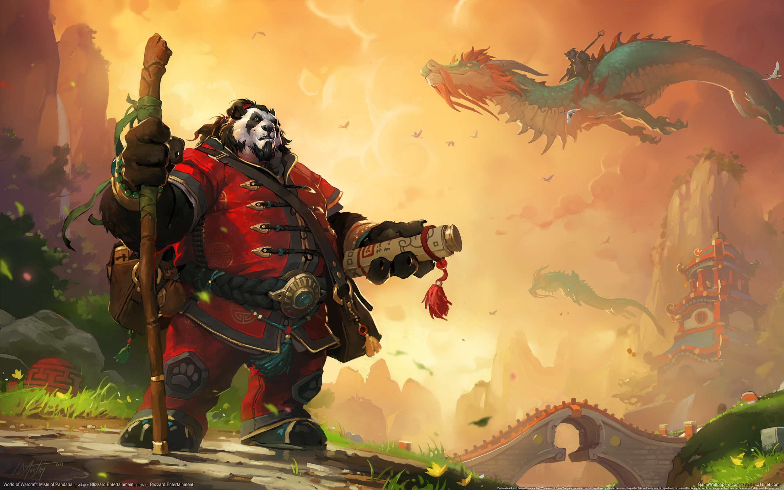 Video Game World Of Warcraft: Mists Of Pandaria Wallpaper