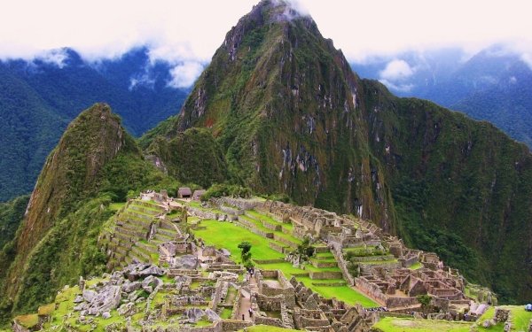 Man Made Machu Picchu Monuments Peru Andes Mountain Landscape HD Wallpaper | Background Image