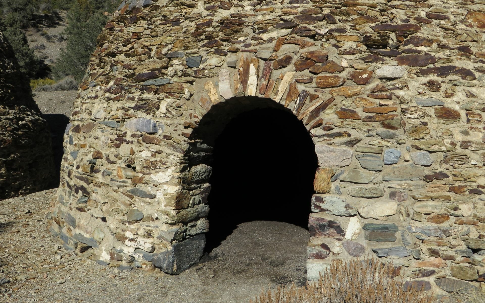 Download Man Made Charcoal Kilns HD Wallpaper