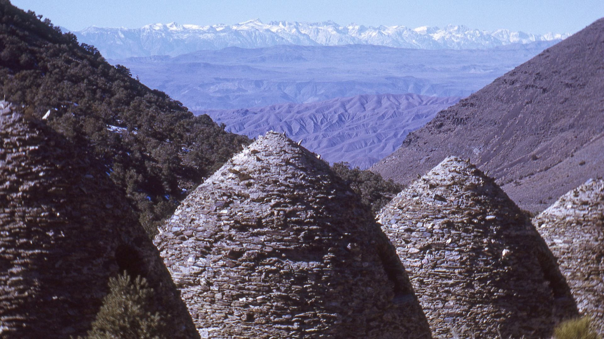 Man Made Charcoal Kilns HD Wallpaper