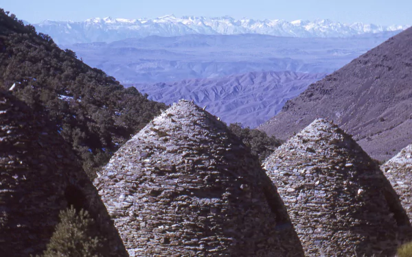 man made Charcoal Kilns HD Desktop Wallpaper | Background Image