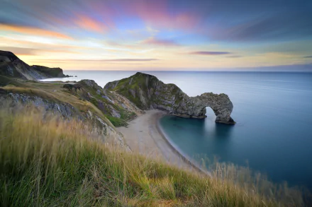 sea limestone cliff shore England dorset nature durdle door HD Desktop Wallpaper | Background Image