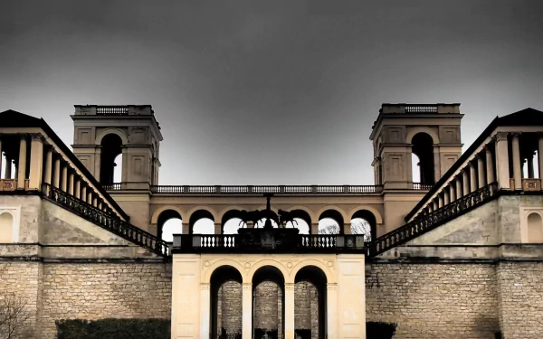 man made Belvedere on the Pfingstberg HD Desktop Wallpaper | Background Image