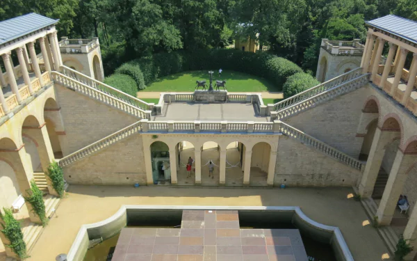 man made Belvedere on the Pfingstberg HD Desktop Wallpaper | Background Image