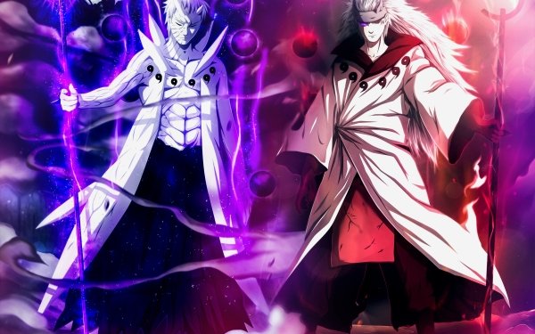 Anime Naruto Obito Uchiha Madara Uchiha Sage of Six Paths Rinnegan HD Wallpaper | Background Image