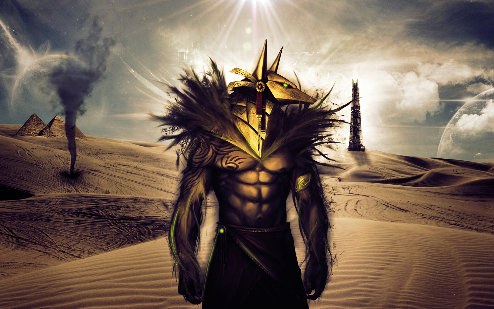 Fantasy Anubis HD Wallpaper | Background Image