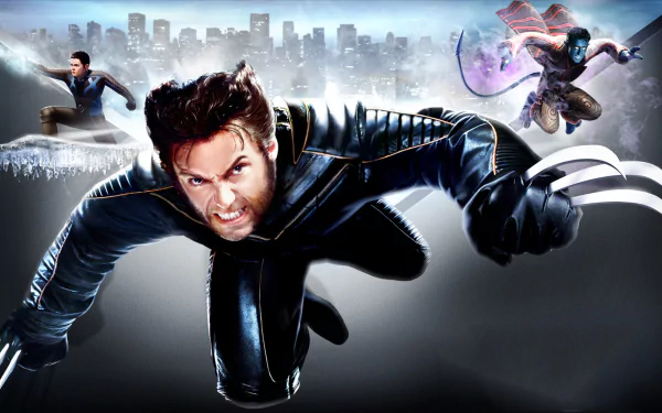 Logan James Howlett Bobby Drake Iceman (Marvel Comics) Nightcrawler (Marvel Comics) Wolverine video game X-Men: The Official Game HD Desktop Wallpaper | Background Image