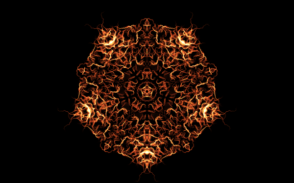 Abstract Generative orange HD Wallpaper | Background Image