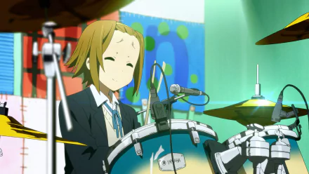 Ritsu Tainaka Anime K-ON! HD Desktop Wallpaper | Background Image