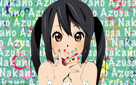 Azusa Nakano Anime K-ON! HD Desktop Wallpaper | Background Image
